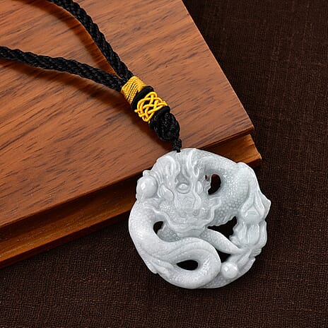Collectors Ultra Rare find - Certified Natural Type A Symbolizes Serenity, Nature and Balance in Feng Shui Hanging Decoration