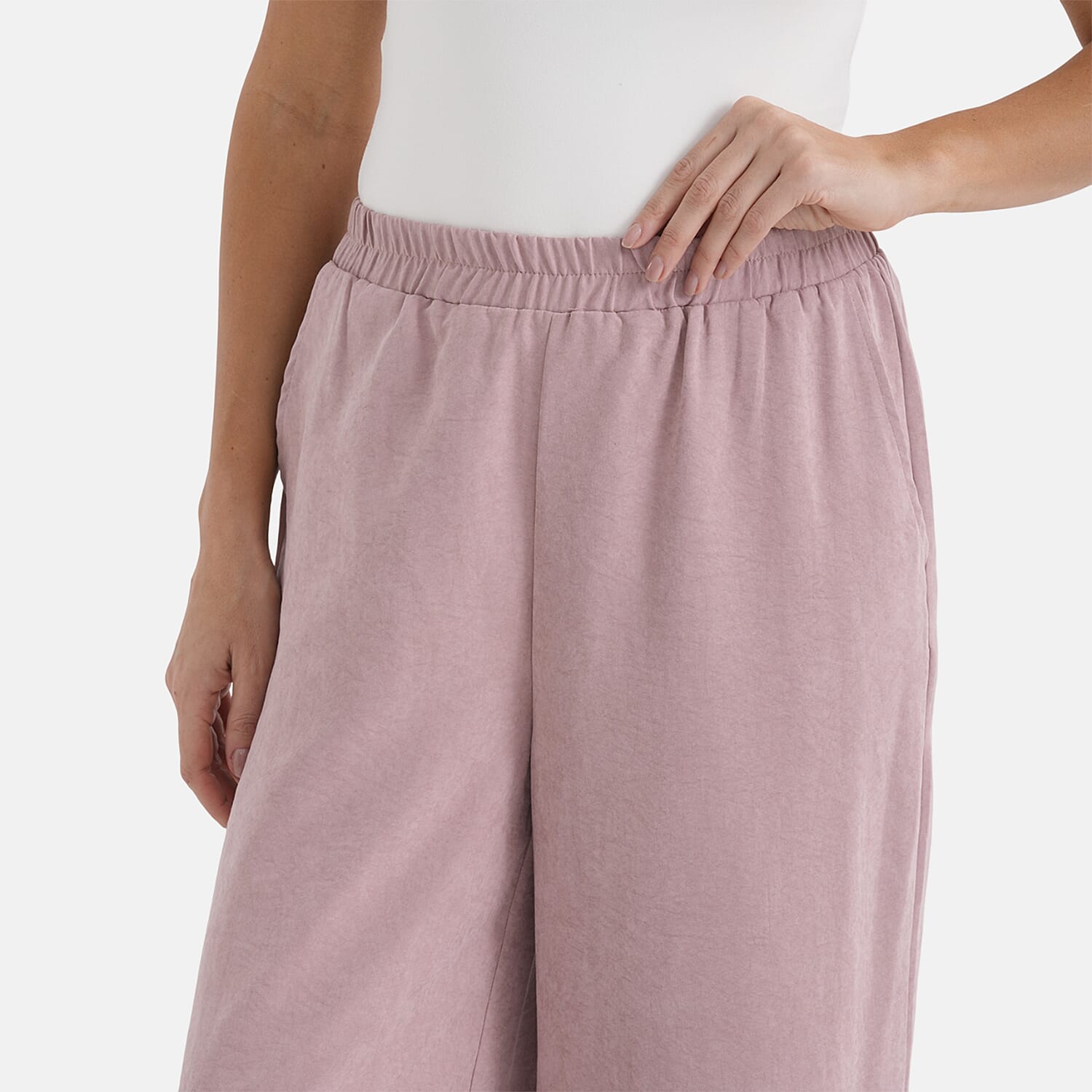 & Maisi Wide-Leg Lightweight Casual Trouser