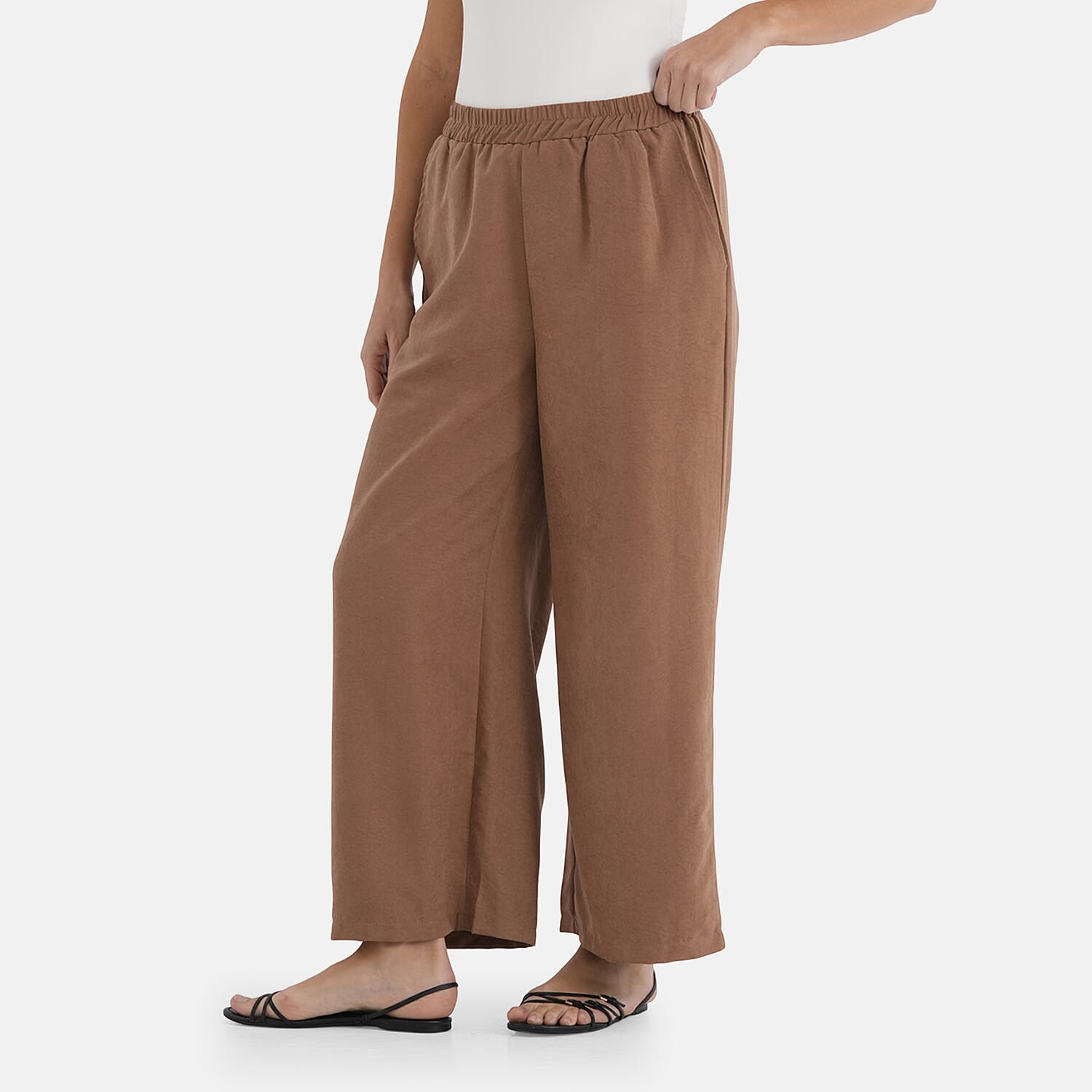& Maisi Wide-Leg Lightweight Casual Trouser