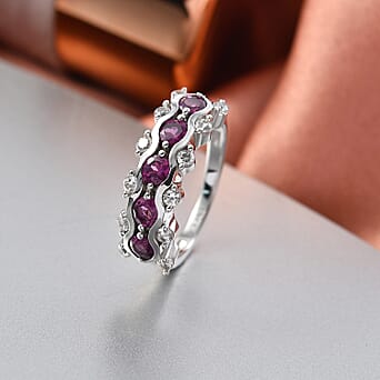 https://tjcuk.sirv.com/Products/84/2/8423014/D-Joy-Radiant-Ember-Garnet-White-Zircon-5-Stone-Ring-in-Rhodium-Overla_8423014_1.jpg?w=342&h=342