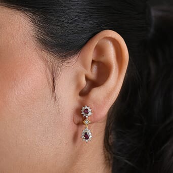 https://tjcuk.sirv.com/Products/84/2/8426186/D-Joy-Radiant-Ember-Garnet-White-Zircon-Dangling-Earring-in-18K-YG-Pla_8426186_2.jpg?w=342&h=342