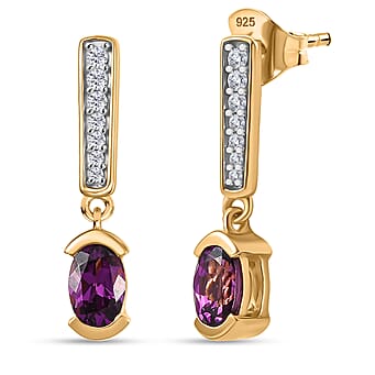 https://tjcuk.sirv.com/Products/84/2/8426227/D-Joy-Radiant-Ember-Garnet-White-Zircon-Dangling-Earring-in-18K-YG-Pla_8426227.jpg?w=342&h=342