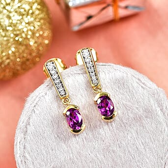 https://tjcuk.sirv.com/Products/84/2/8426227/D-Joy-Radiant-Ember-Garnet-White-Zircon-Dangling-Earring-in-18K-YG-Pla_8426227_1.jpg?w=342&h=342