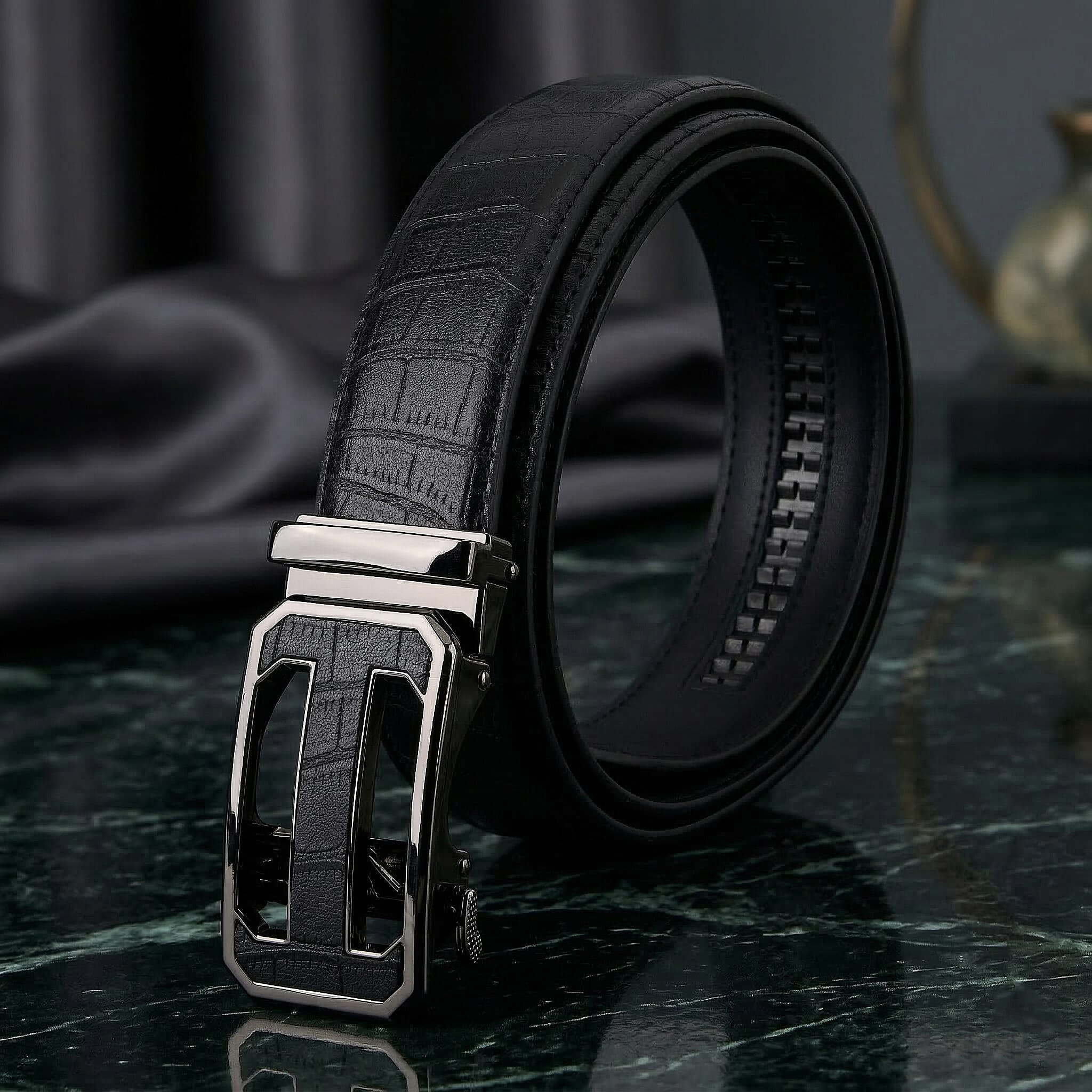 Belt (Size - One Size) - Black & Black