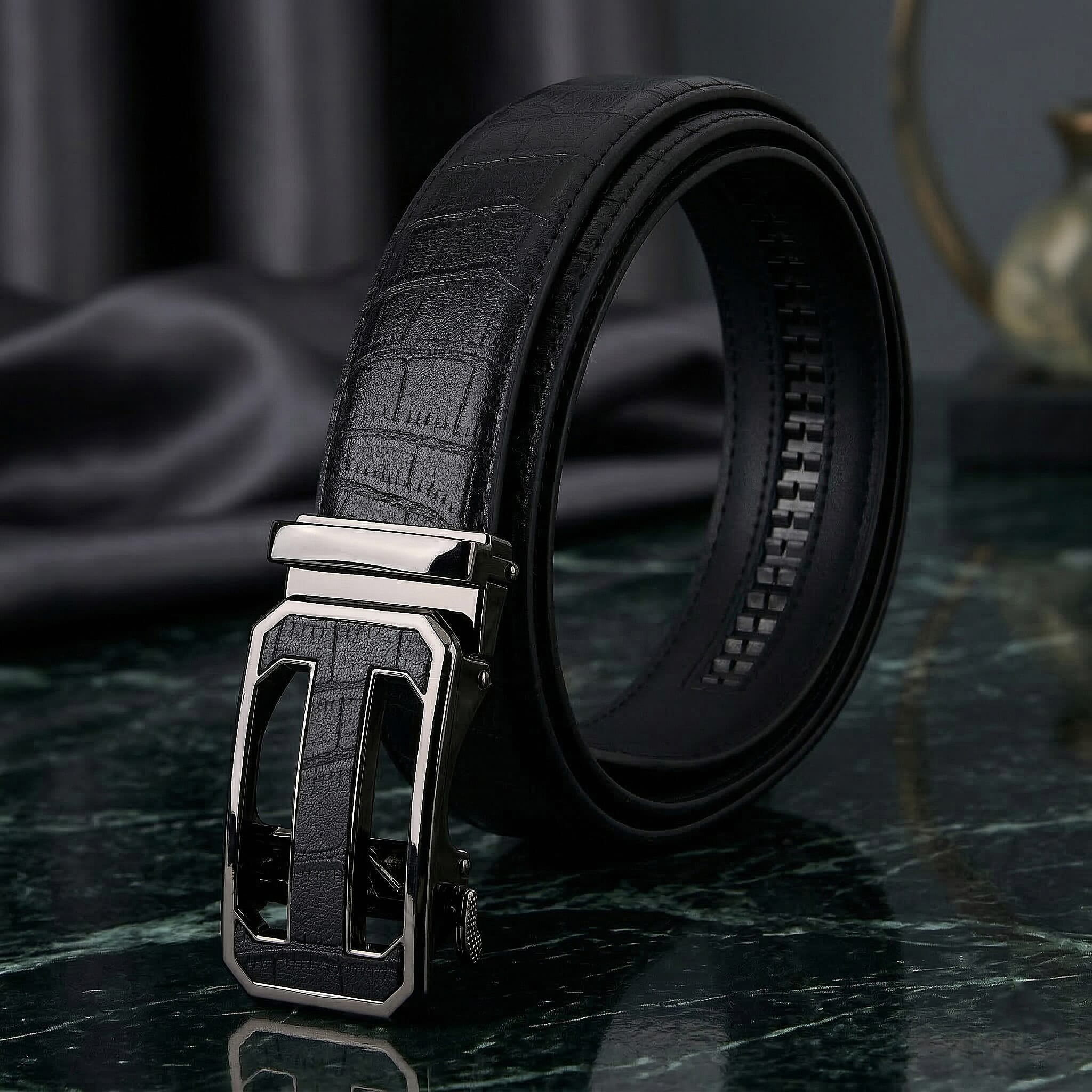 Belt (Size - One Size) - Black & Black