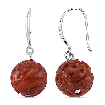 https://tjcuk.sirv.com/Products/84/2/8426410/D-Joy-Red-Jade-Beads-Hook-Earring-in-Rhodium-Overlay-Sterling-Silver-2_8426410.jpg?w=342&h=342