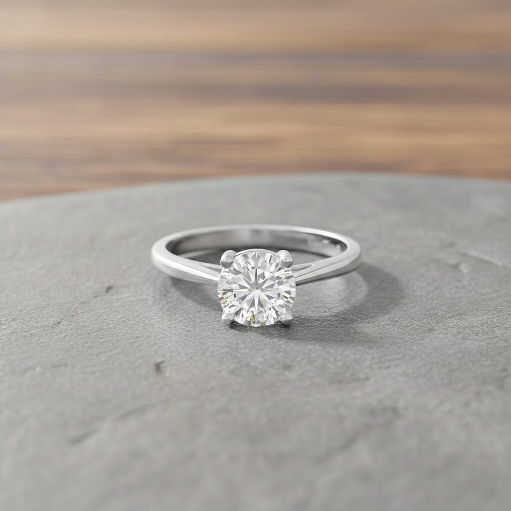 EverTrue Moissanite Solitaire Ring 1.00 Ct.