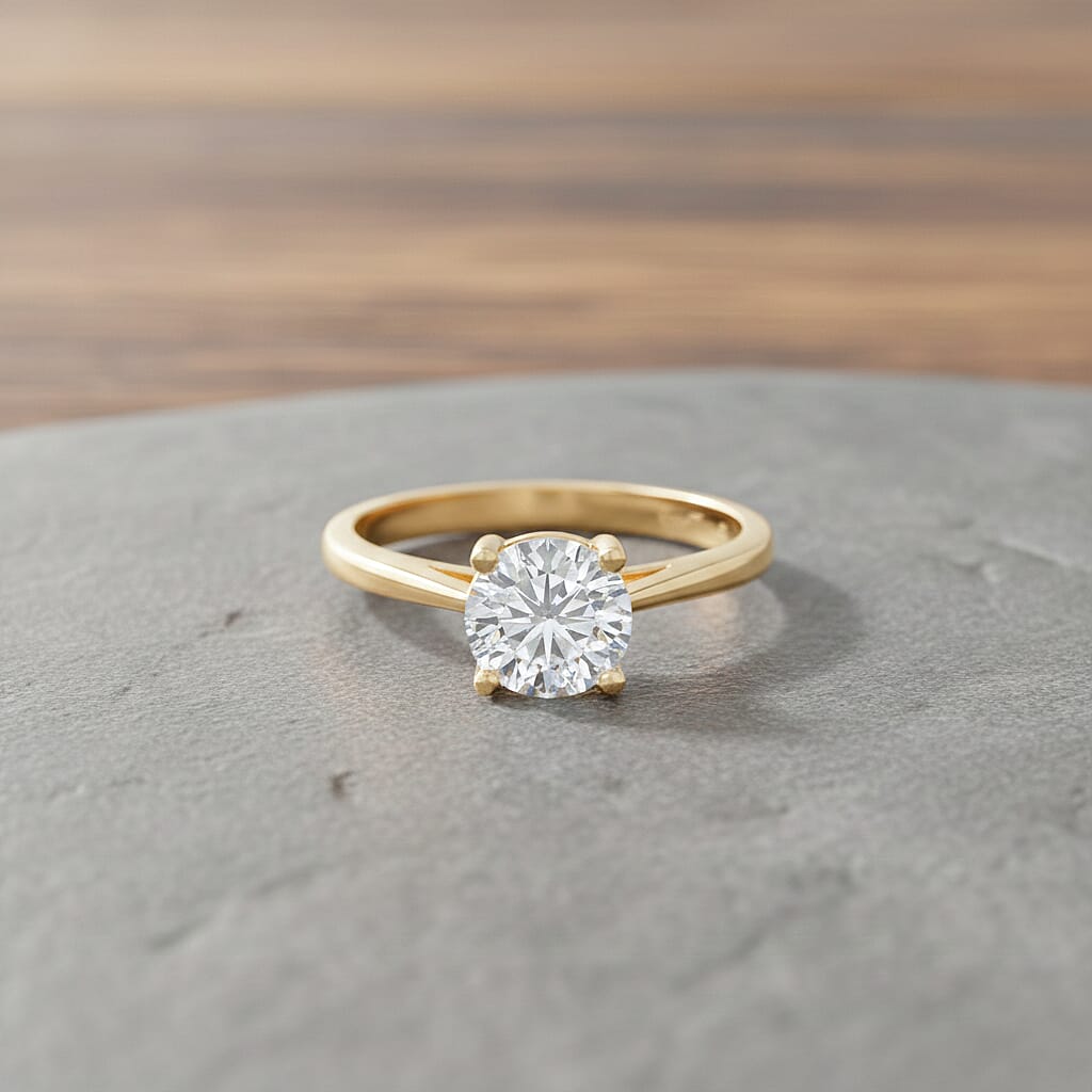 EverTrue Moissanite Solitaire Ring 1.00 Ct.