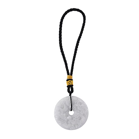 Collectors Ultra Rare find - Certified Natural Type A Symbolizes Serenity, Nature and Balance in Feng shui Hanging Decoration