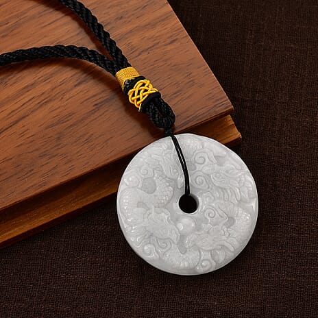 Collectors Ultra Rare find - Certified Natural Type A Symbolizes Serenity, Nature and Balance in Feng shui Hanging Decoration