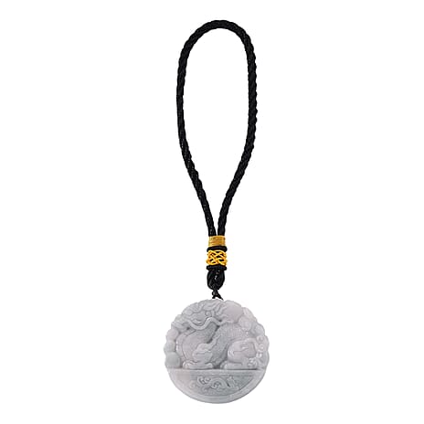 Collectors Ultra Rare find - Certified Natural Type A Symbolizes Serenity, Nature, and Balance in Feng Shui Hanging Decoration