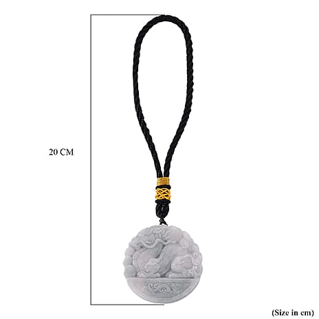 Collectors Ultra Rare find - Certified Natural Type A Symbolizes Serenity, Nature, and Balance in Feng Shui Hanging Decoration