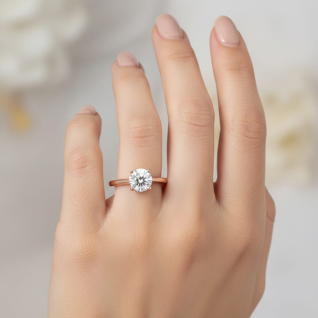 EverTrue Moissanite Solitaire Ring 1.00 Ct.