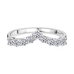 Luxuriant SI/GH Lab Grown Diamond Ring in Sterling Silver