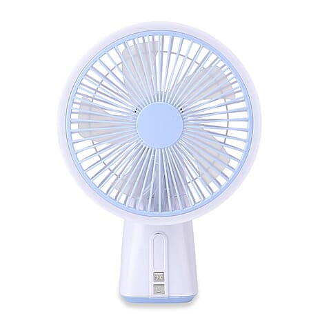 7-Inch Oscillating Rechargeable Fan with LED Light