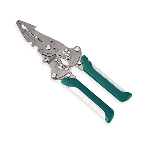 Professional Foldable Multi-Functional Wire Stripper & Cutter - Green