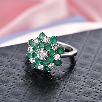 https://tjcuk.sirv.com/Products/84/2/8428893/Luxuriant-Zambian-Emerald-SI-GH-Lab-Grown-Diamond-Floral-Ring-in-Rhodi_8428893_2.jpg?w=342&h=342