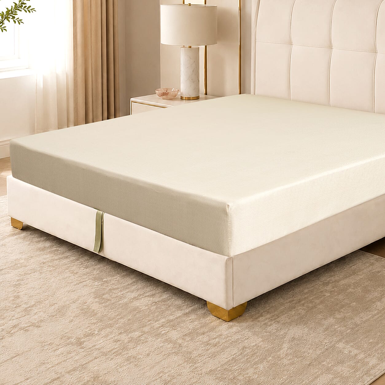 LIVMORE Set of 4 - Printed Duvet Cover Set - Inc. Duvet Cover Fitted Sheet & 2 x Pillowcase