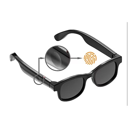 V3 Wireless Bluetooth Audio Smart Glasses - Black