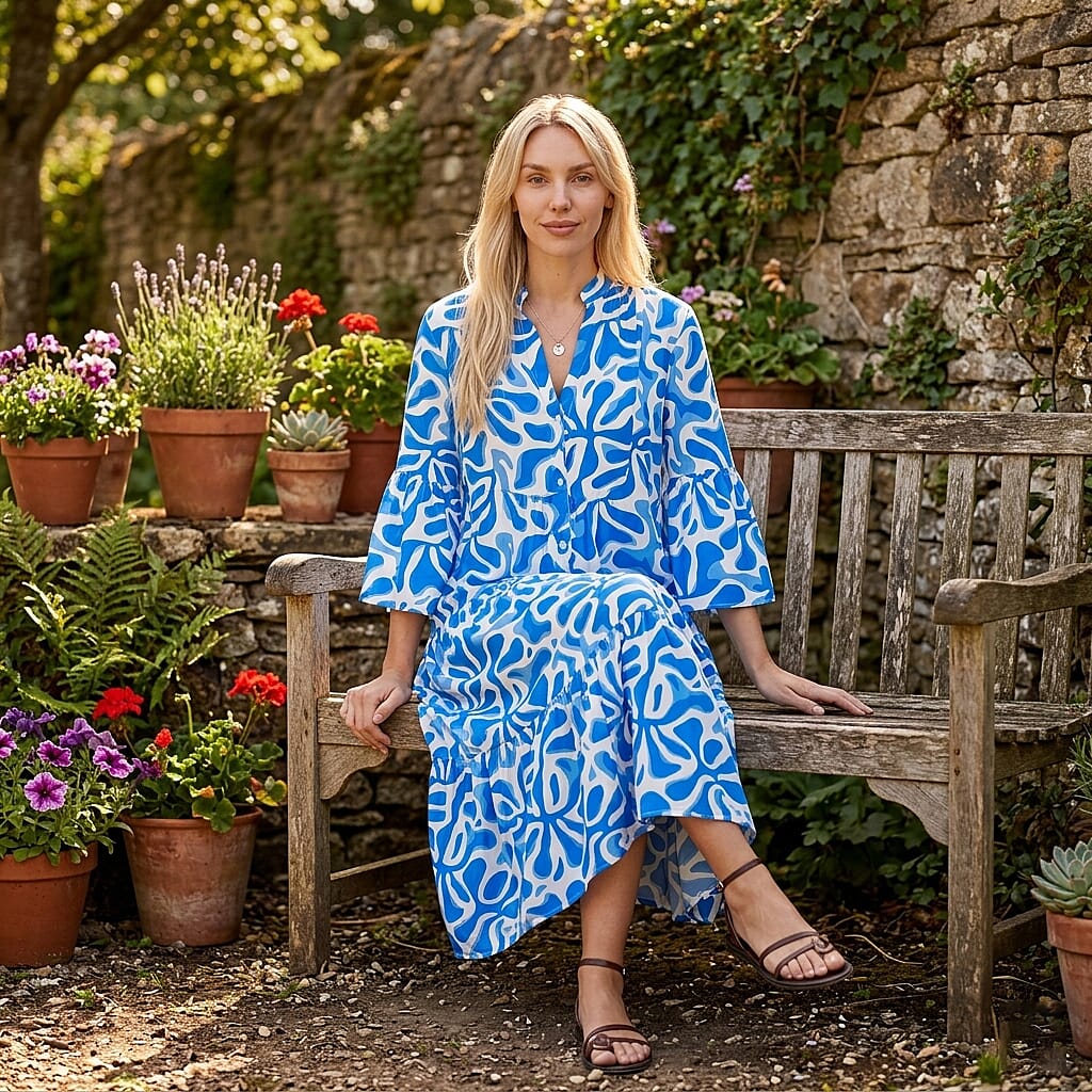 & Maisi Printed Dress