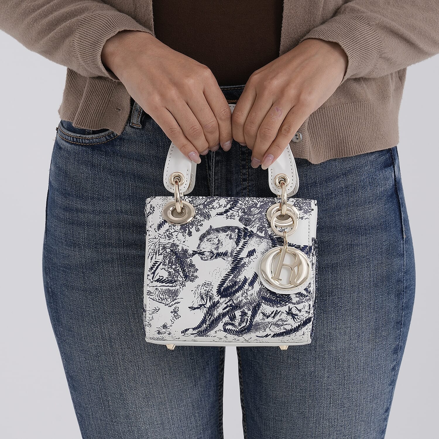 La Marey Signature Crossbody Bag (Size - One Size) - White