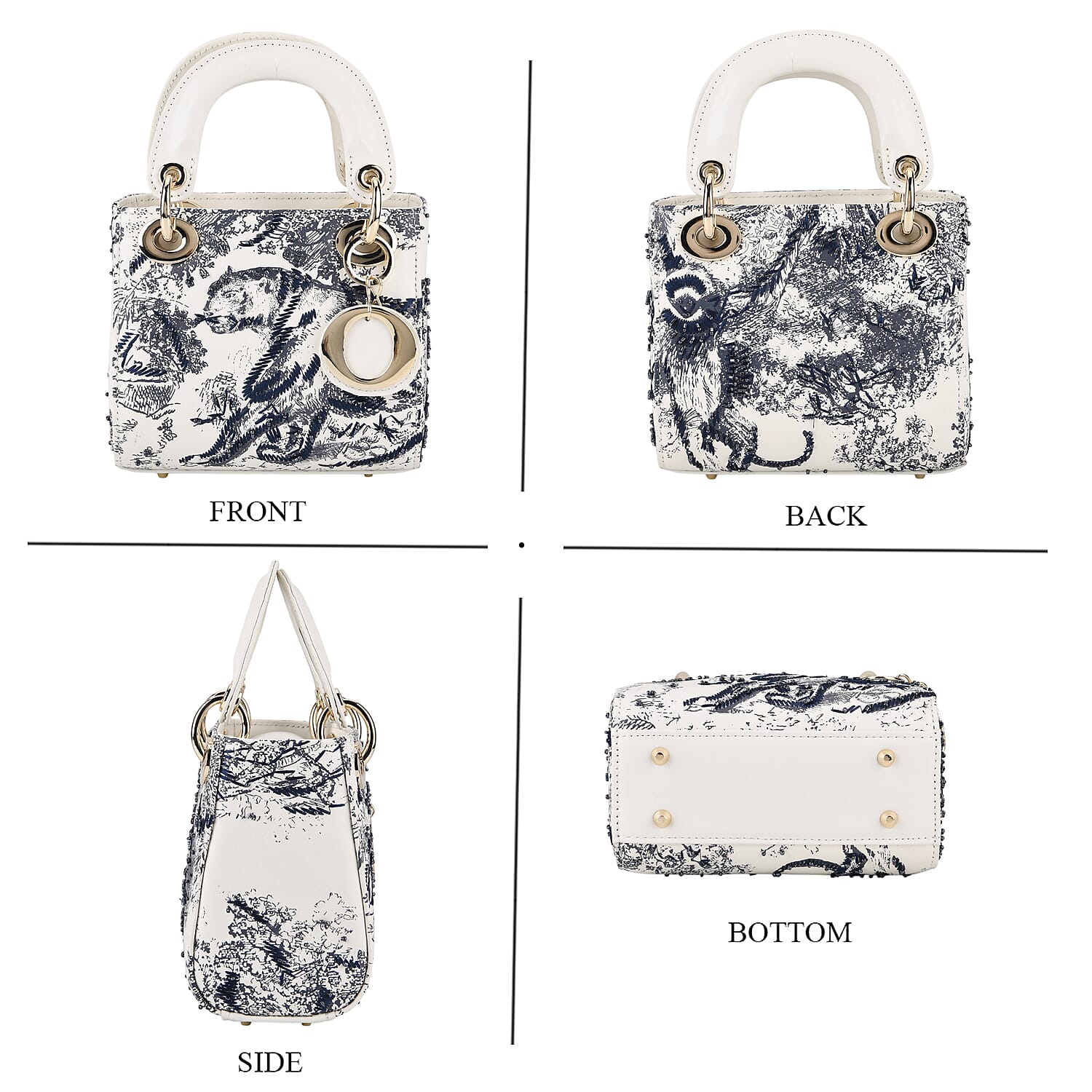 La Marey Signature Crossbody Bag (Size - One Size) - White