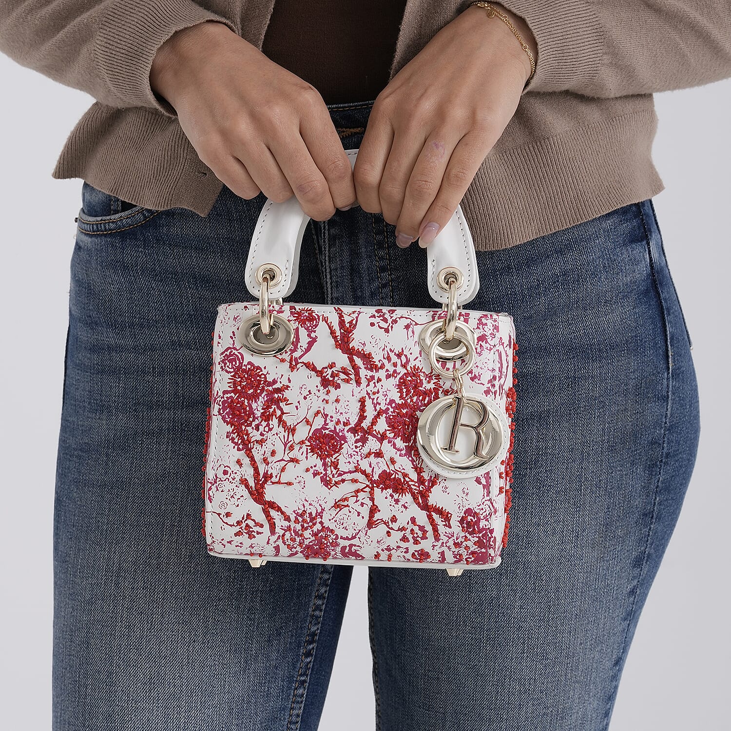 La Marey Signature Crossbody Bag (Size - One Size) - White