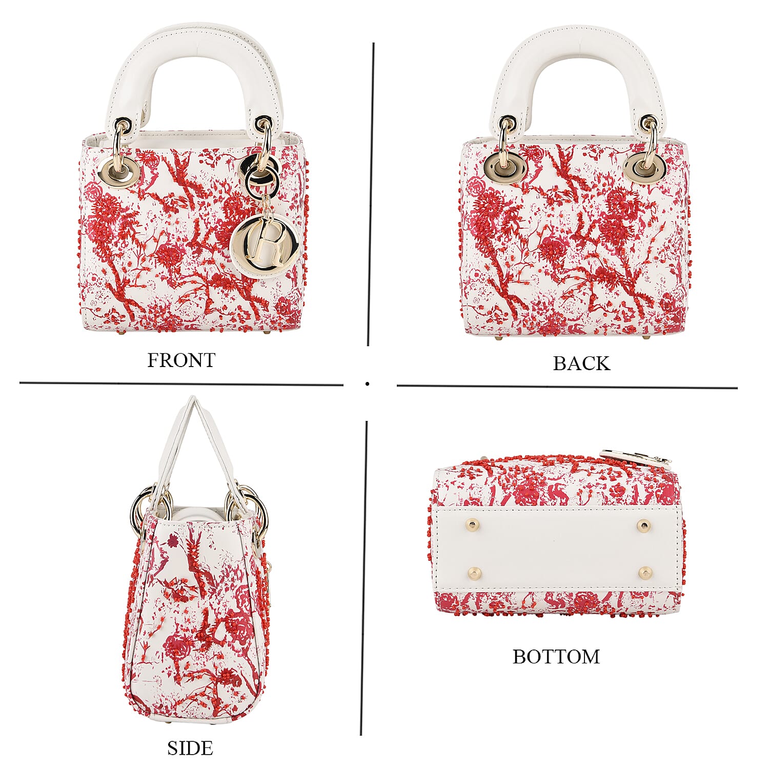 La Marey Signature Crossbody Bag (Size - One Size) - White