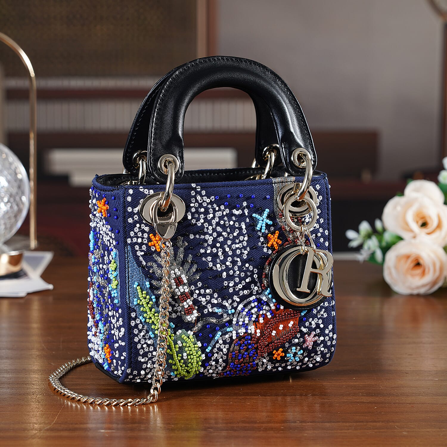 La Marey Signature Crossbody Bag (Size - One Size) - Blue