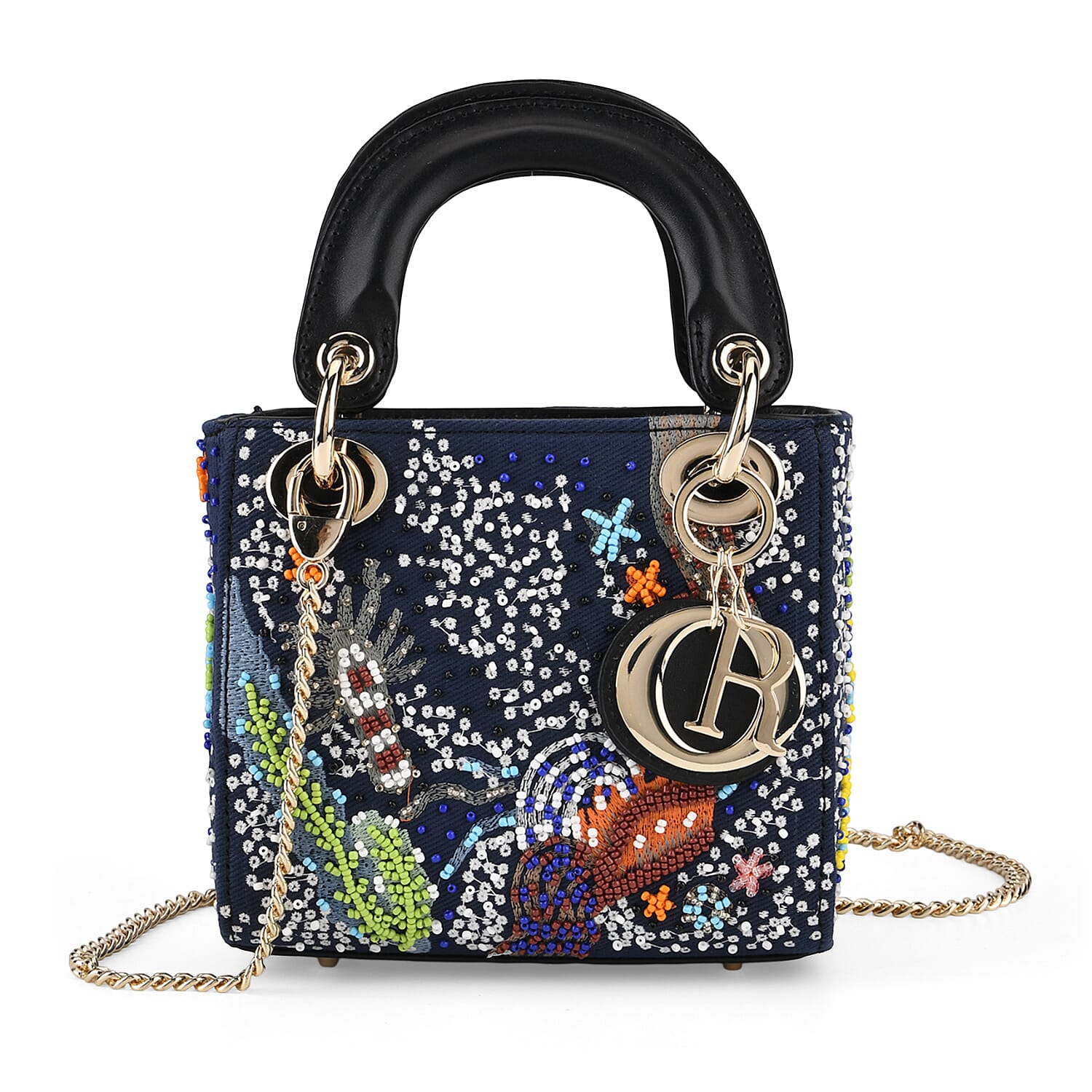 La Marey Signature Crossbody Bag (Size - One Size) - Blue