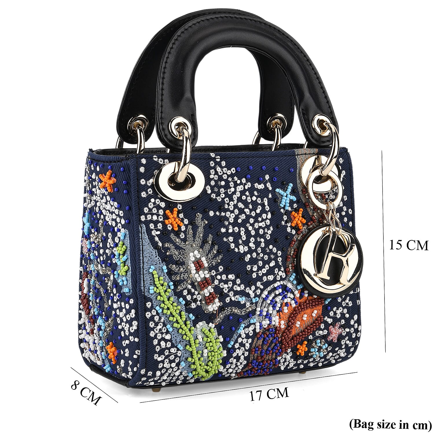 La Marey Signature Crossbody Bag (Size - One Size) - Blue