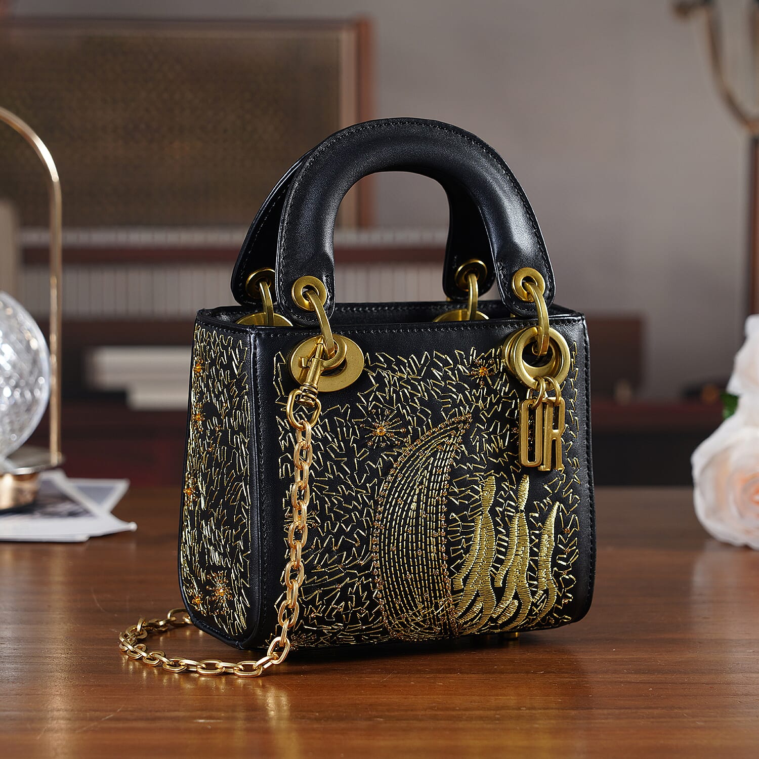 La Marey Signature Crossbody Bag (Size - One Size) - Black