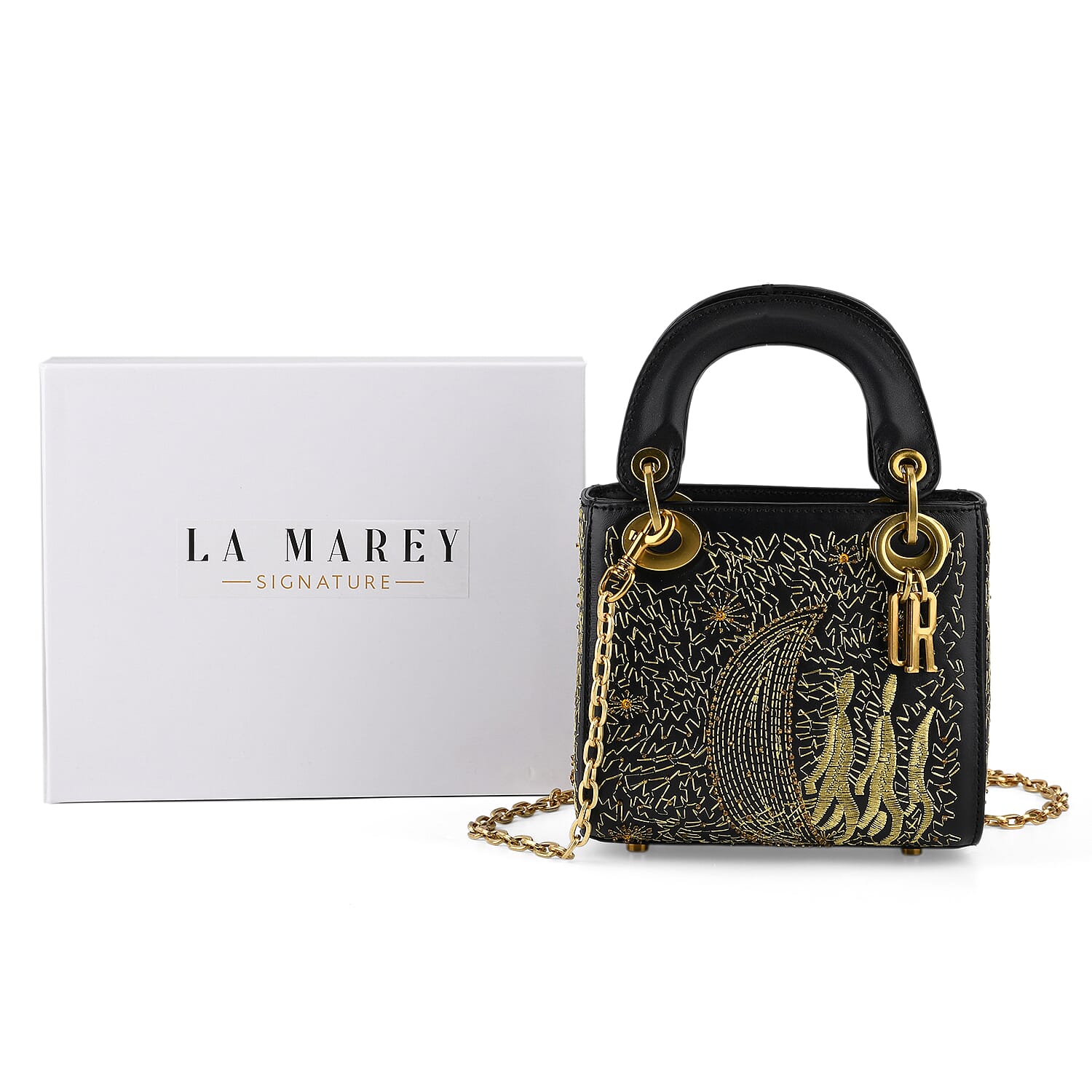 La Marey Signature Crossbody Bag (Size - One Size) - Black
