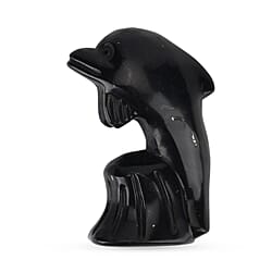 Natural Shungite Dolphin Carving 548.00Ct
