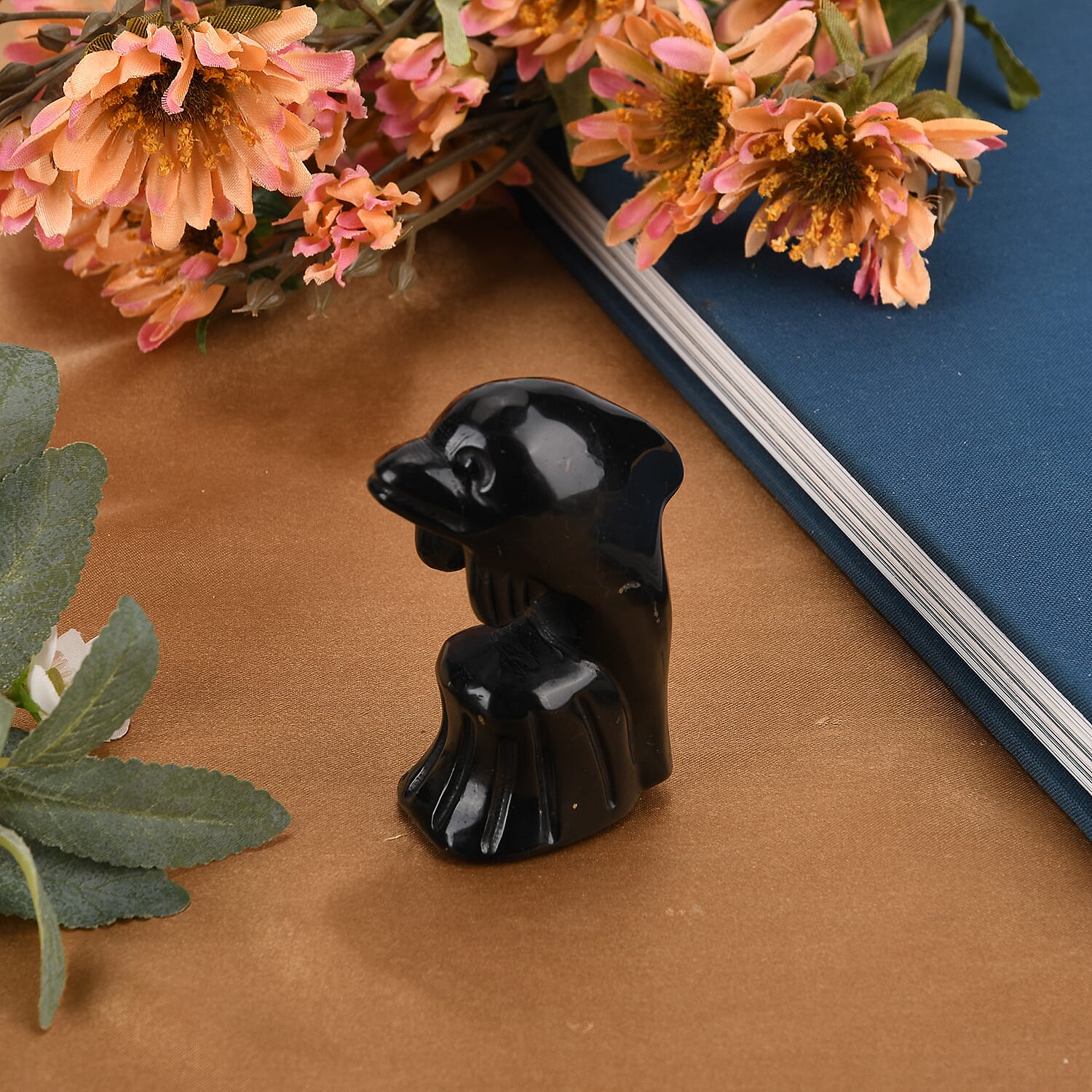 Natural Shungite Dolphin Carving 548.00Ct