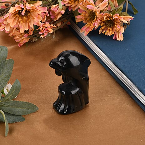 Natural Shungite Dolphin Carving 548.00Ct