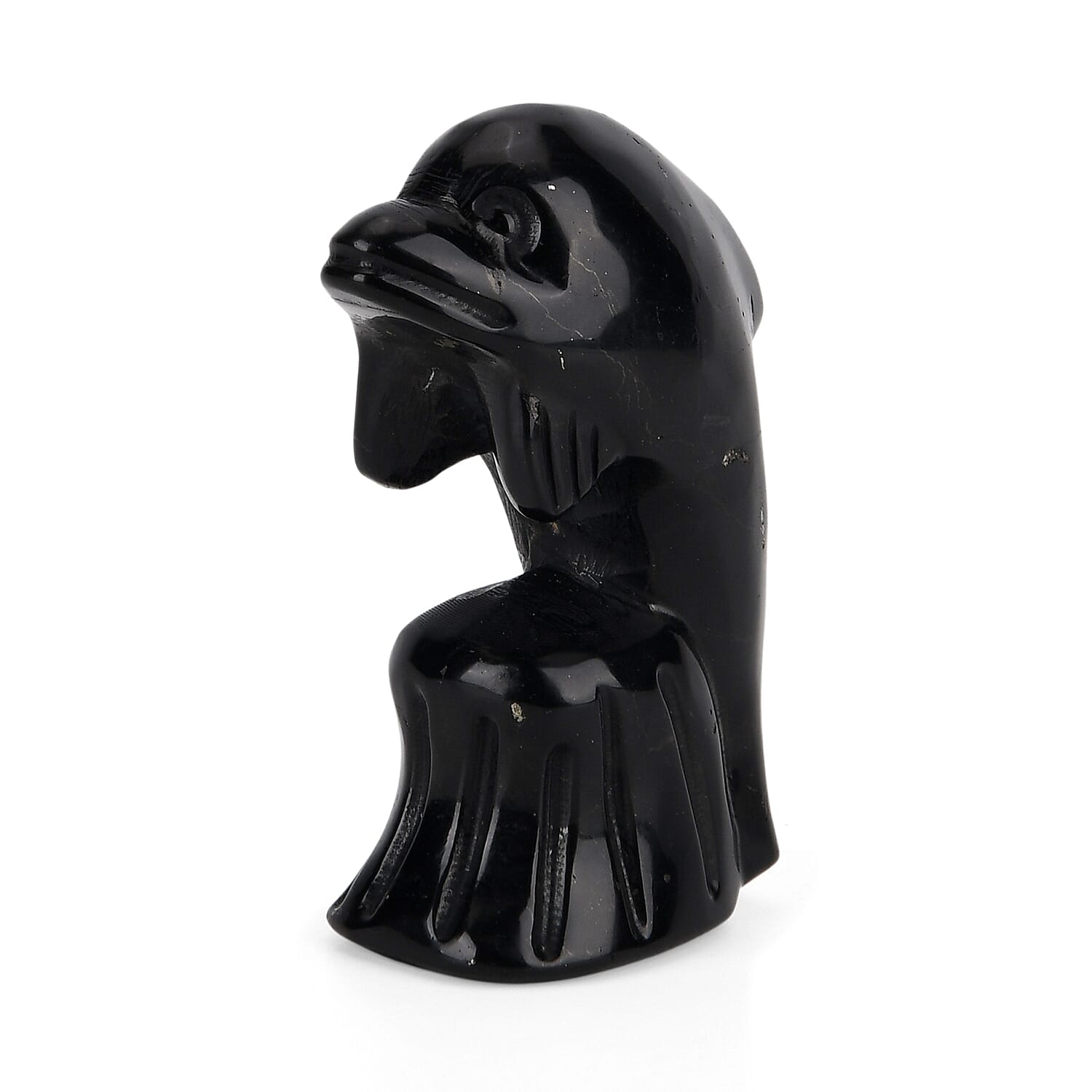 Natural Shungite Dolphin Carving 548.00Ct