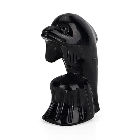 Natural Shungite Dolphin Carving 548.00Ct