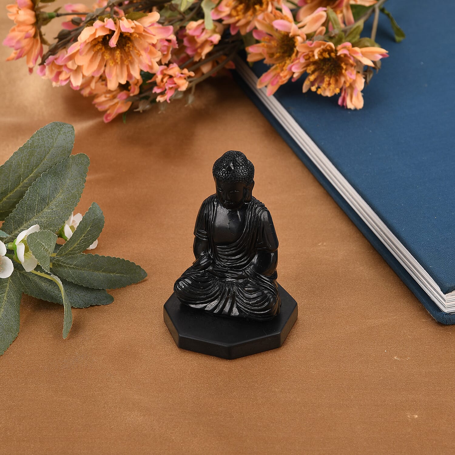 Natural Shungite Buddha Carving 733.00Ct