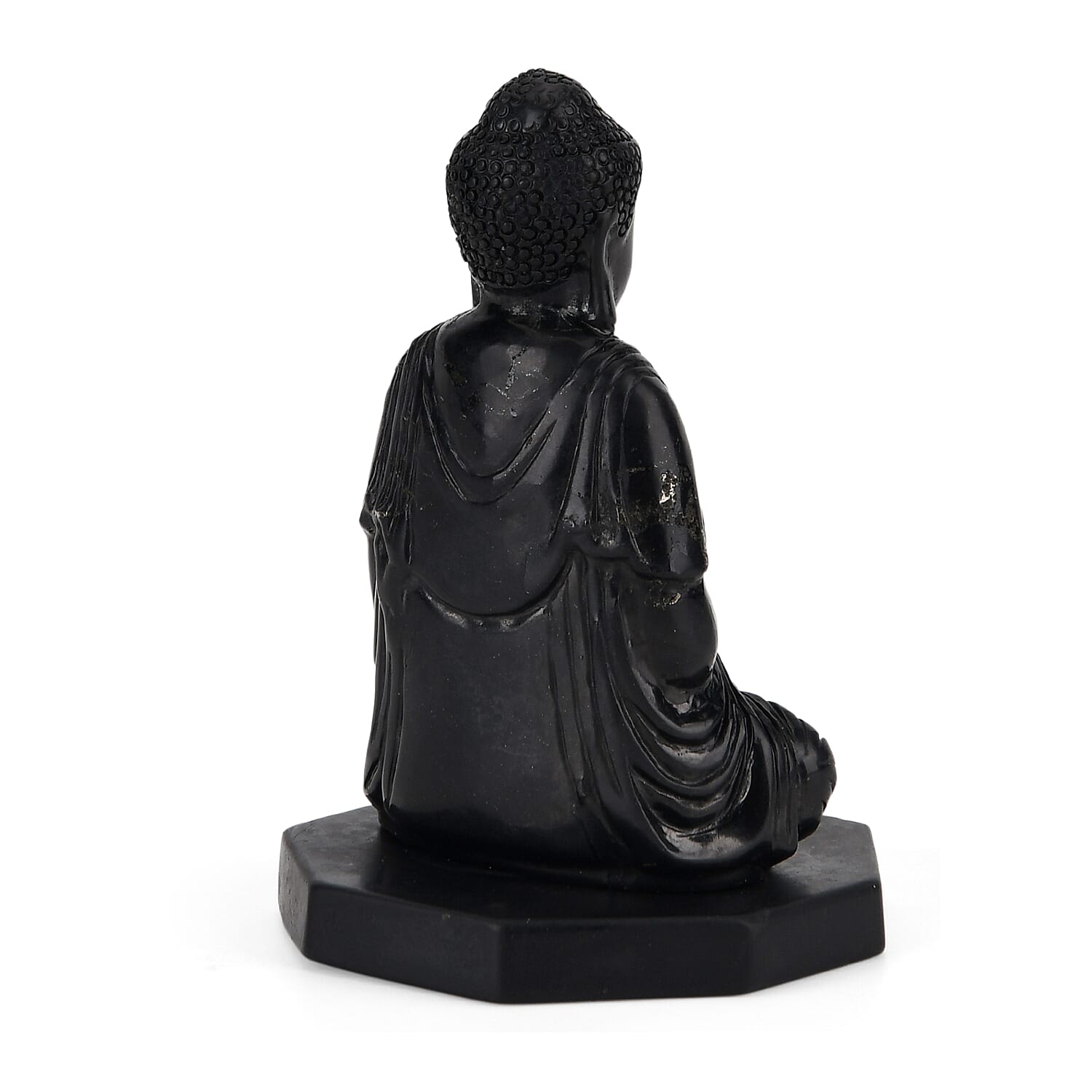 Natural Shungite Buddha Carving 733.00Ct
