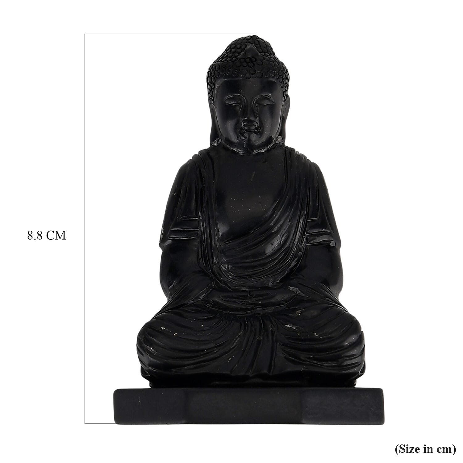 Natural Shungite Buddha Carving 733.00Ct
