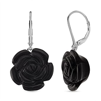 https://tjcuk.sirv.com/Products/84/3/8430715/D-Joy-Shungite-Floral-Earring-with-Lever-Back-in-Rhodium-Overlay-Sterl_8430715.jpg?w=342&h=342
