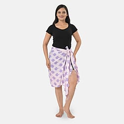 La Marey Womens Printed Viscose Sarong Beach Wrap (178 x 66cm) - Green