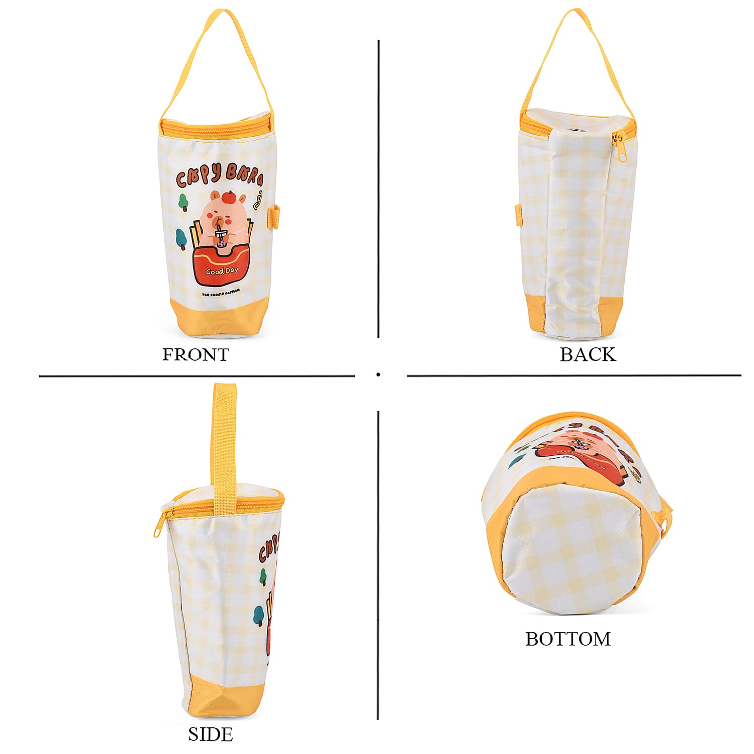 Crossbody Bag (Size - One Size) - Yellow & White