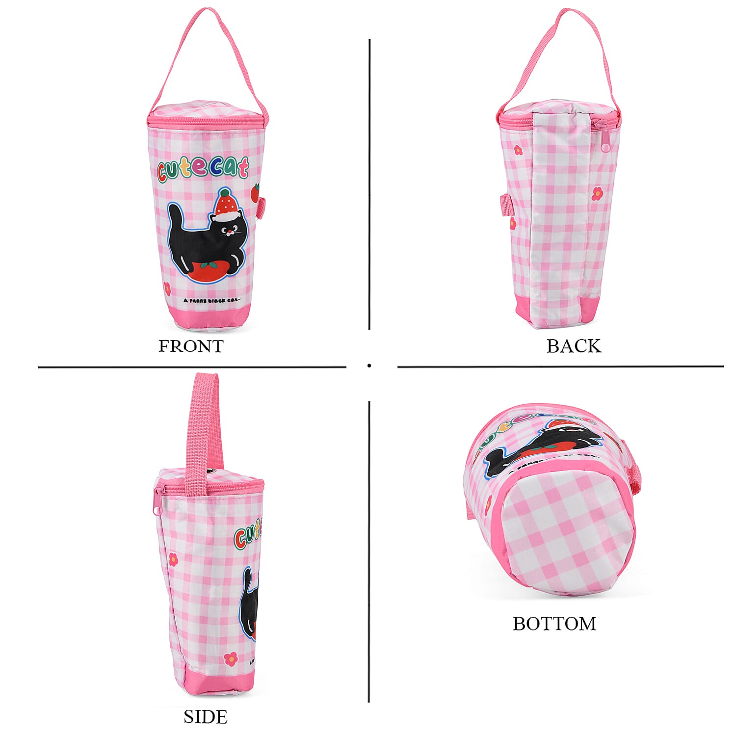 Crossbody Bag (Size - One Size) - Pink & White