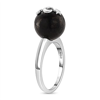 https://tjcuk.sirv.com/Products/84/3/8430779/D-Joy-Shungite-Celestial-Cabochon-Ring-in-Rhodium-Overlay-Sterling-Sil_8430779_3.jpg?w=342&h=342