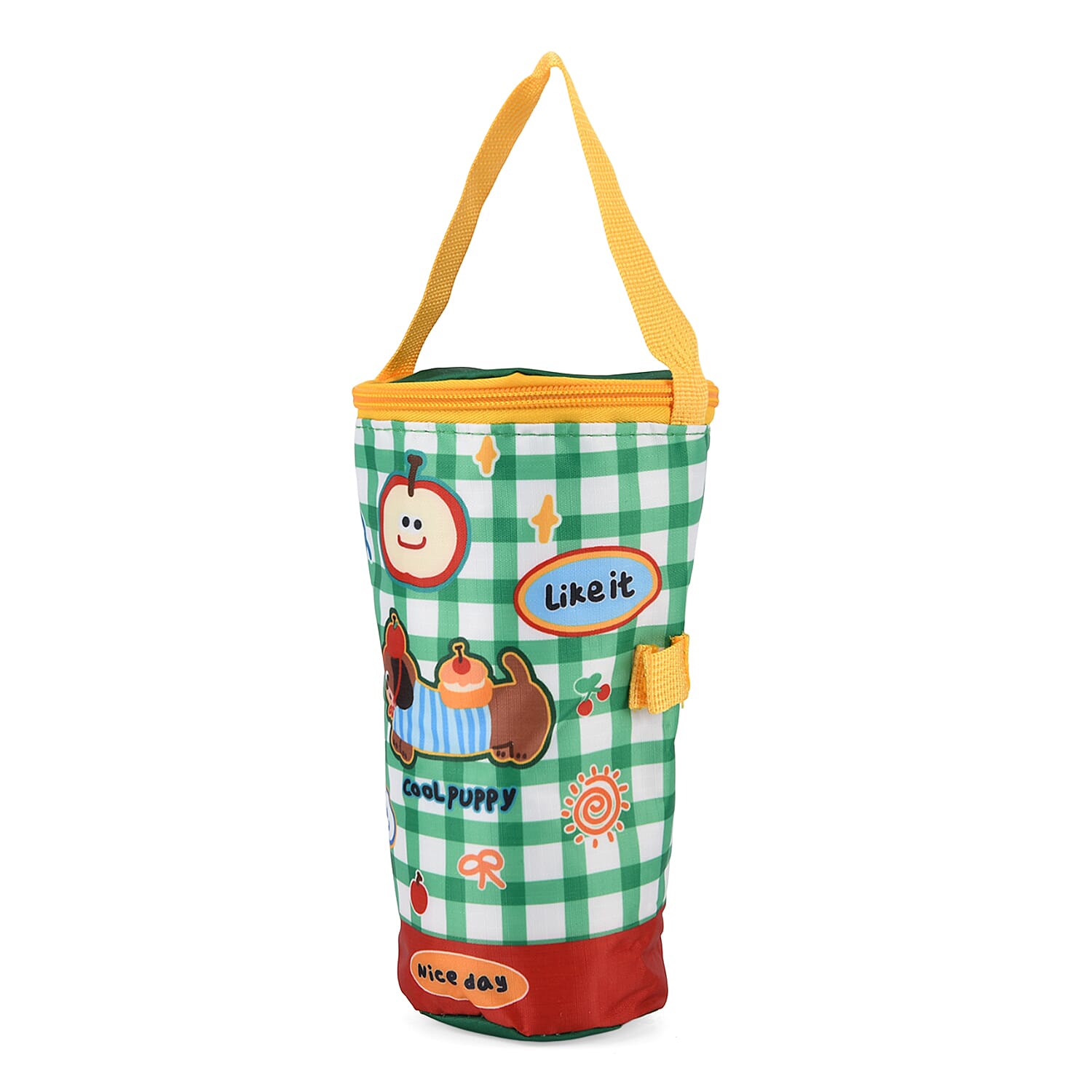 Crossbody Bag (Size - One Size) - Dark Green & White