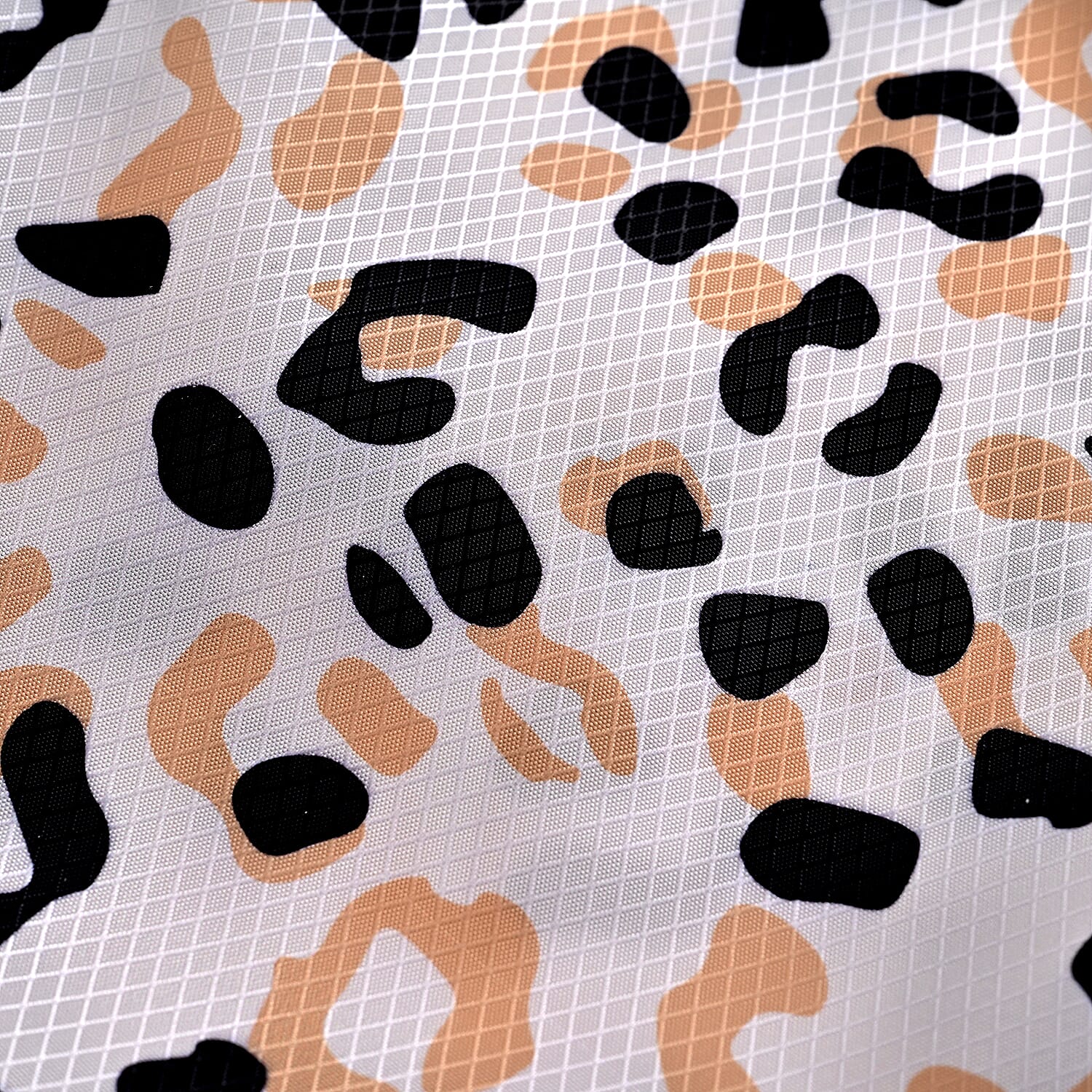 4-Piece Leopard Print Clothing Storage Set - White