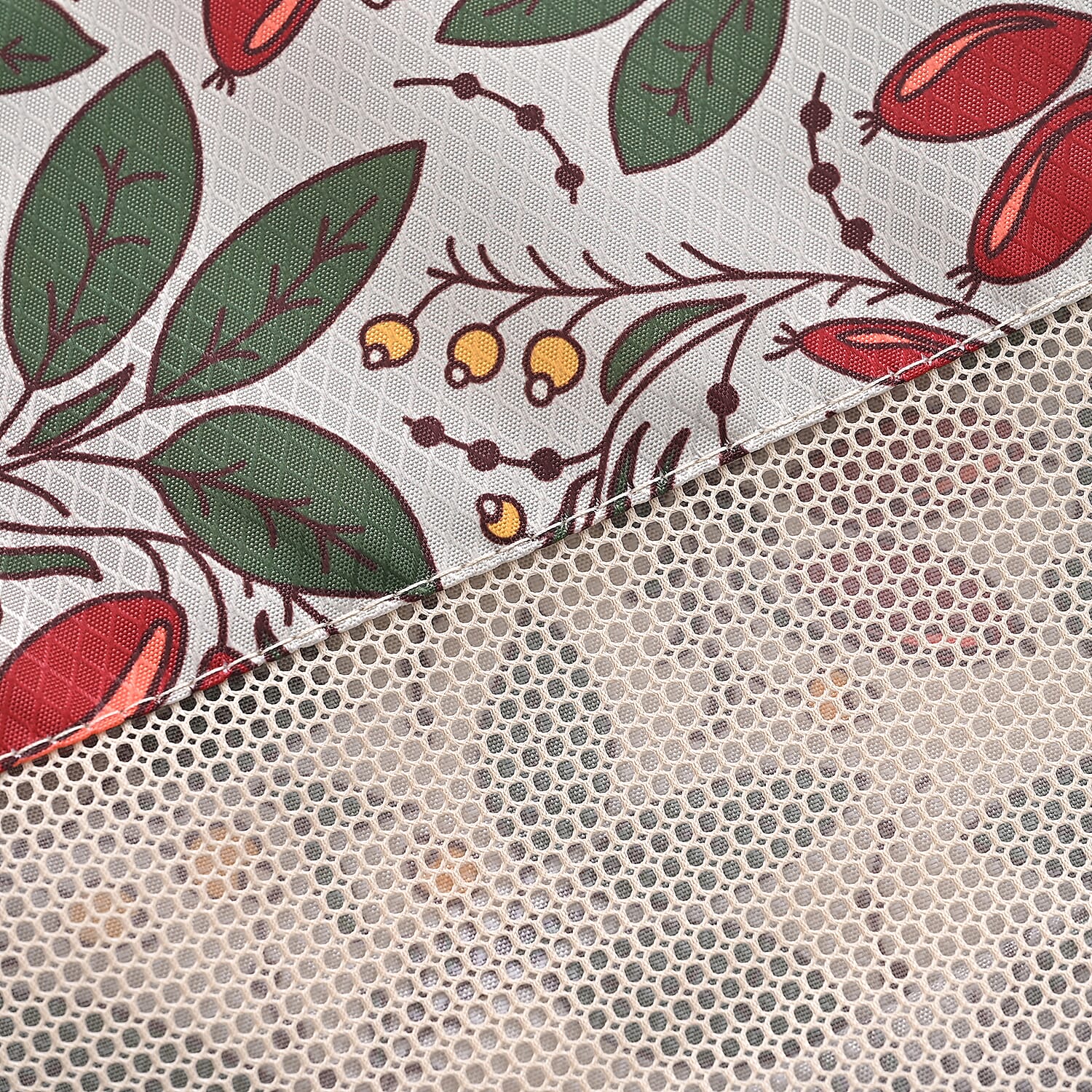 4-Piece Florsl Print Clothing Storage Set - Red