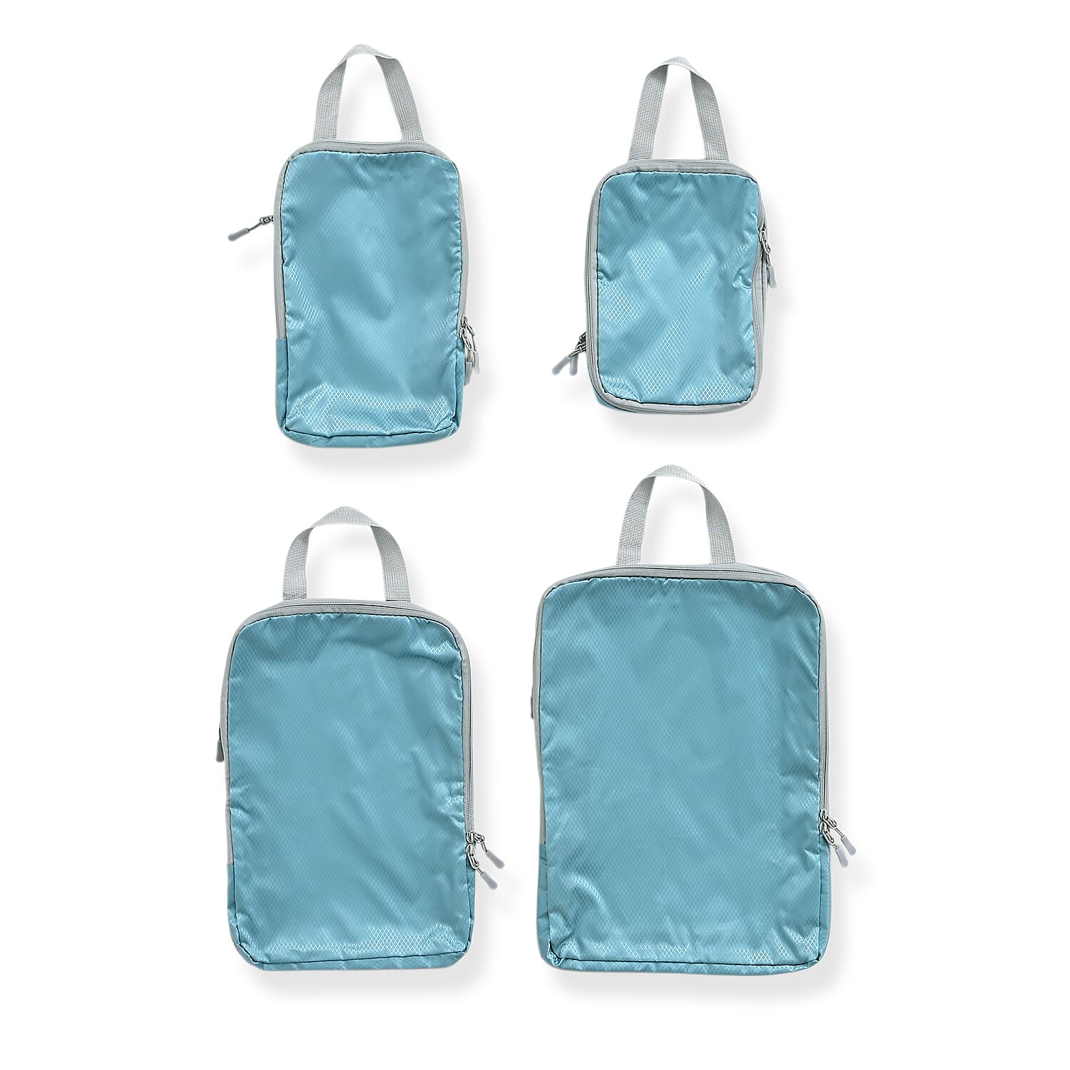 4-Piece Clothing Storage Set - Light Blue